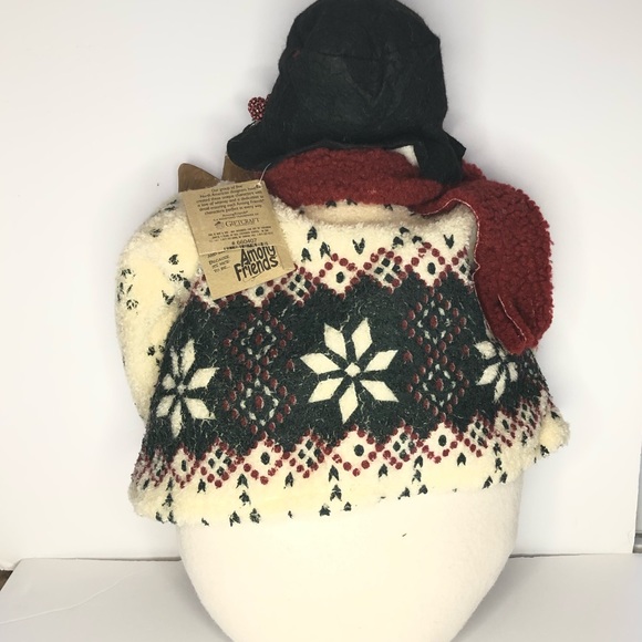 Snowman Skis Poles Happy Henry Plush Among Friends - Picture 3 of 6